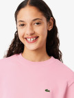 Lacoste Kadın Regular Fit Bisiklet Yaka Açık Pembe Sweatshirt