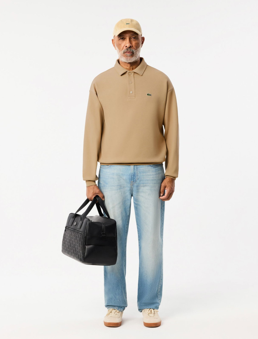 Lacoste Erkek Loose Fit Polo Yaka Kahverengi Polo Lacoste Erkek Loose Fit Polo Yaka Kahverengi Polo