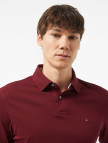 Tommy Hilfiger 1985 Regular Erkek Bordo Polo Tommy Hilfiger 1985 Regular Erkek Bordo Polo
