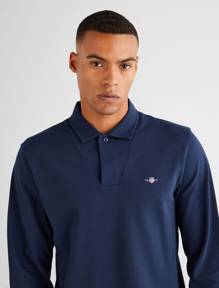GANT Erkek Lacivert Slim Fit Polo GANT Erkek Lacivert Slim Fit Polo