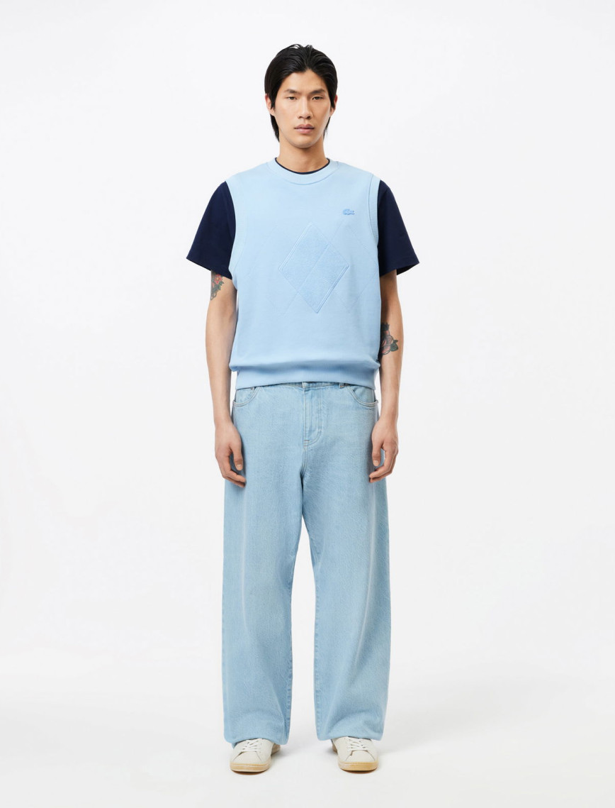 Lacoste Erkek Classic Fit Bisiklet Yaka Lacivert T-Shirt