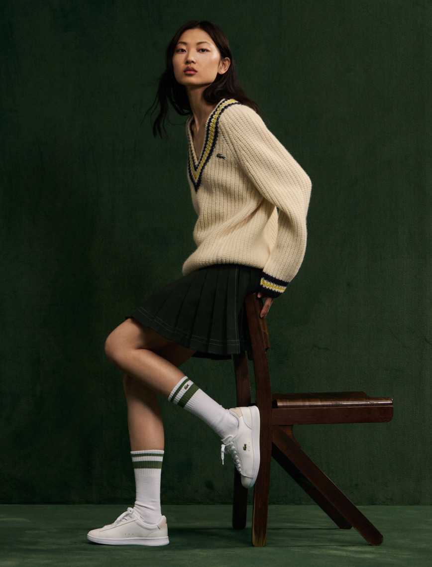 Lacoste Carnaby Set Kadın Beyaz Sneaker Lacoste Carnaby Set Kadın Beyaz Sneaker