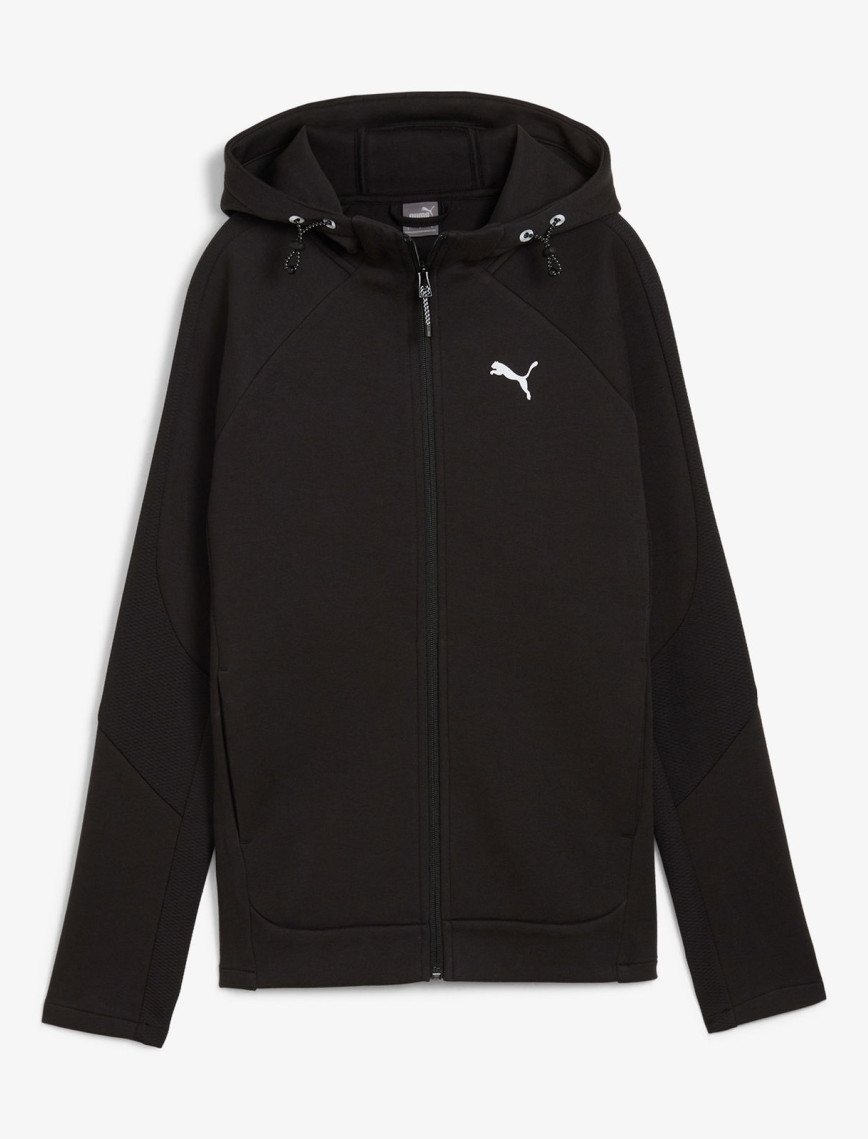 Puma Evostripe Full Zip Kadın Siyah Günlük Sweatshirt Puma Evostripe Full Zip Kadın Siyah Günlük Sweatshirt