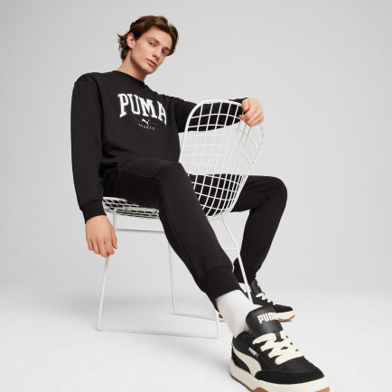 Puma Squad Erkek Siyah Günlük Sweatshirt Puma Squad Erkek Siyah Günlük Sweatshirt
