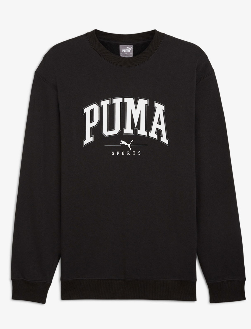 Puma Squad Erkek Siyah Günlük Sweatshirt