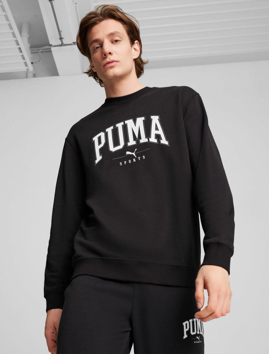 Puma Squad Erkek Siyah Günlük Sweatshirt