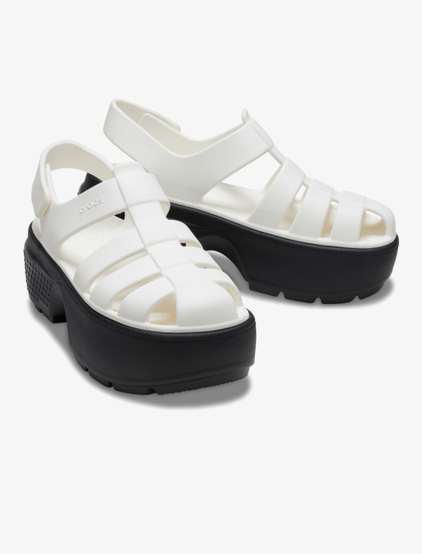 Crocs Stomp Fisherman Kadın Beyaz Terlik Crocs Stomp Fisherman Kadın Beyaz Terlik