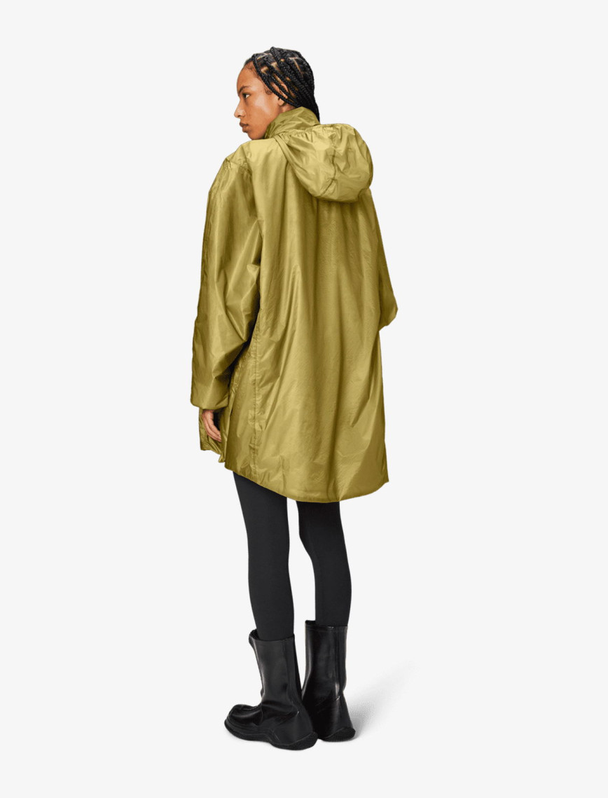 Rains Kauto Insulated Poncho W4T1 Unisex Haki Panço