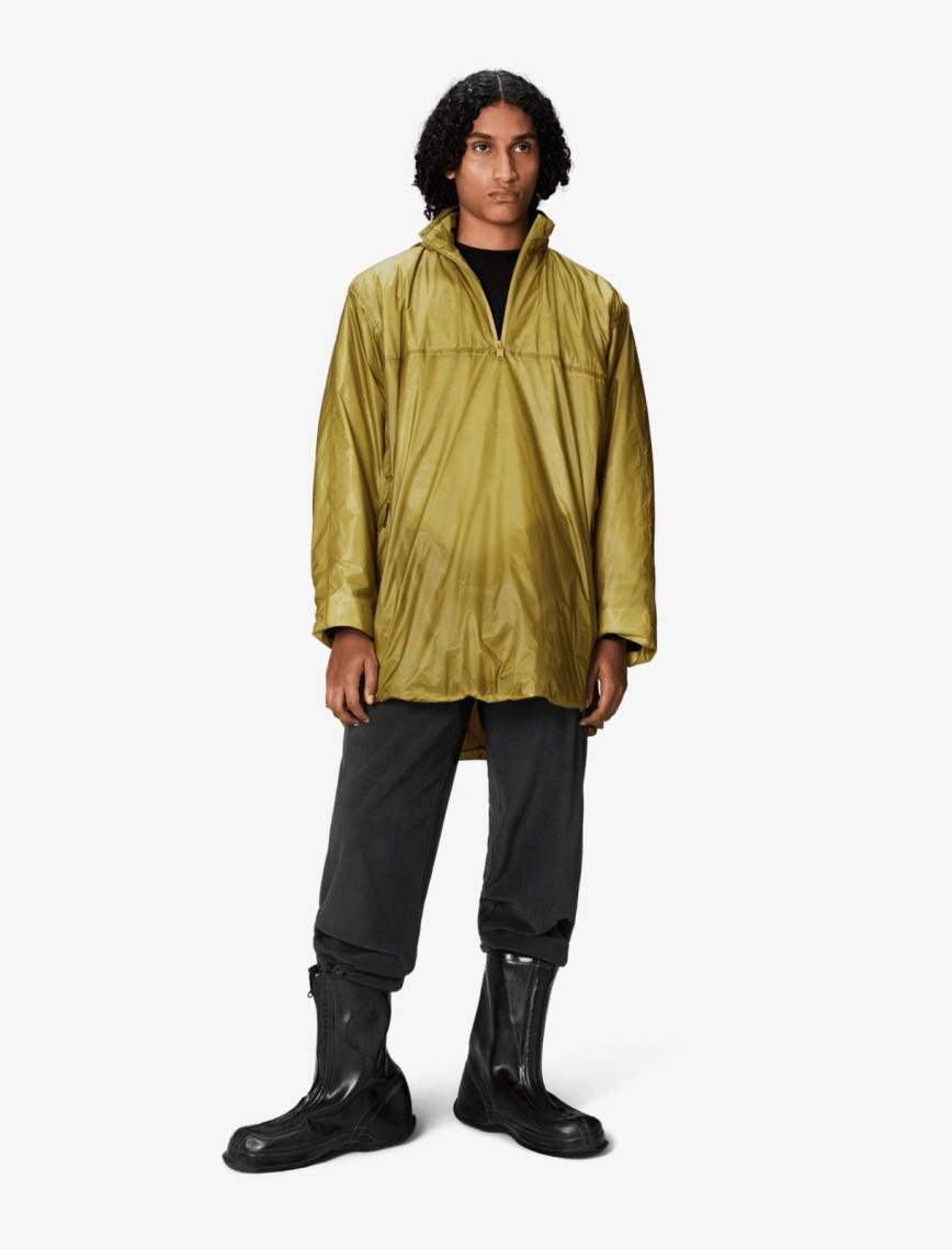 Rains Kauto Insulated Poncho W4T1 Unisex Haki Panço