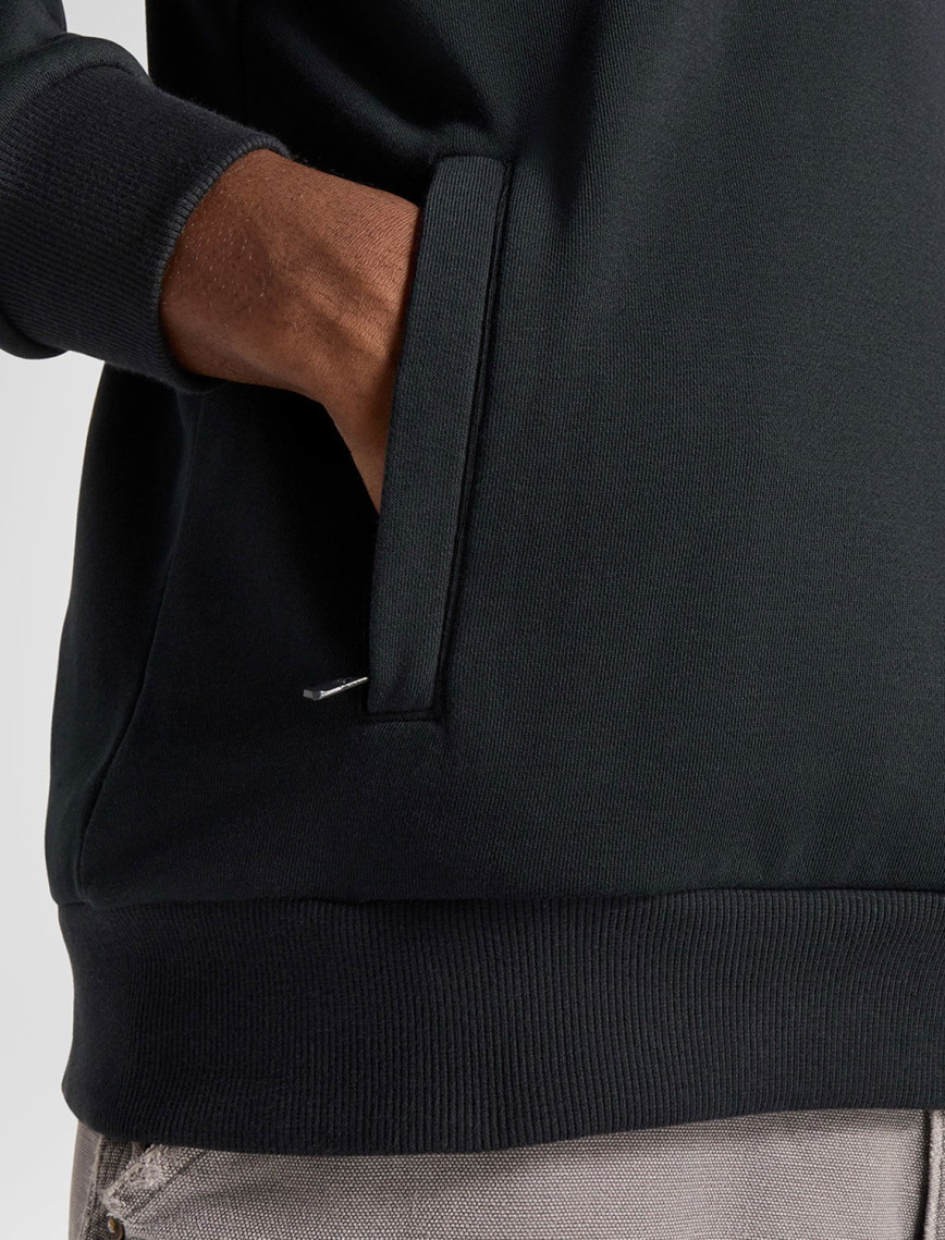 Converse Erkek Yarım Fermuarlı Siyah Sweatshirt Converse Erkek Yarım Fermuarlı Siyah Sweatshirt