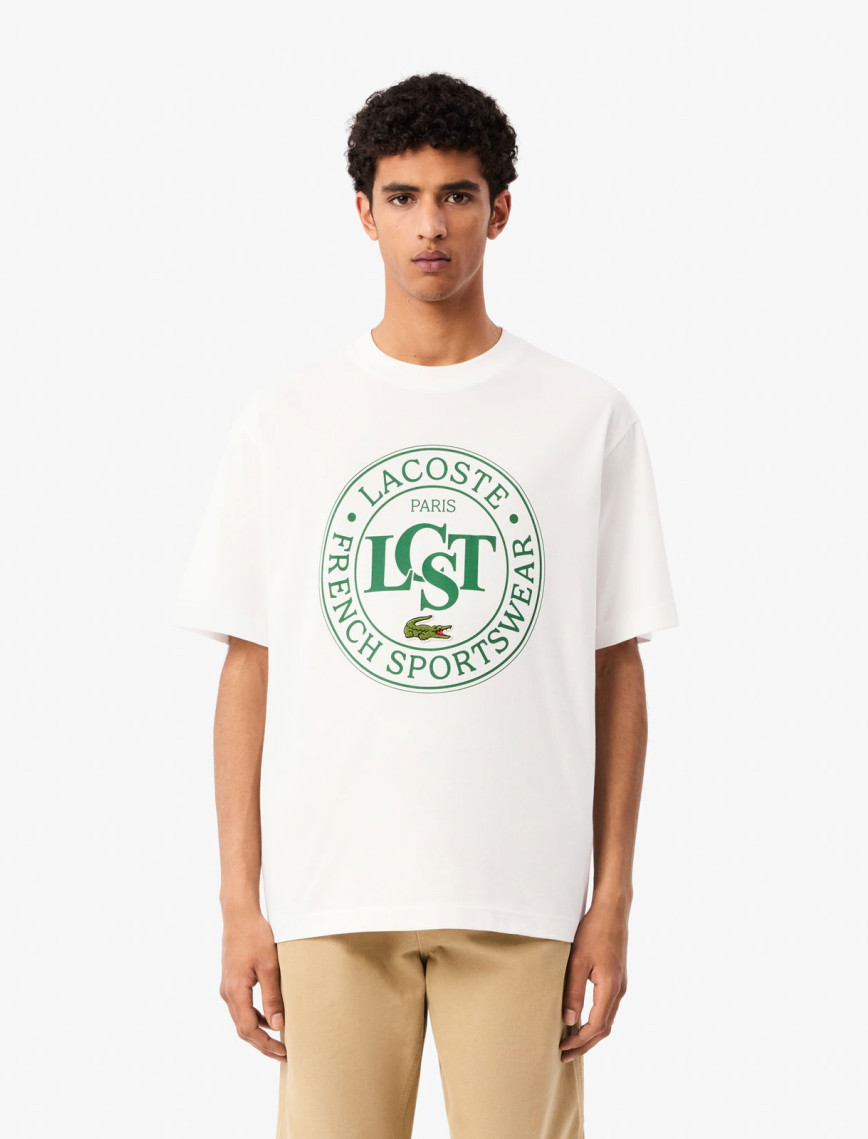 Lacoste Loose Fit Erkek Yeşil T-Shirt Lacoste Loose Fit Erkek Yeşil T-Shirt