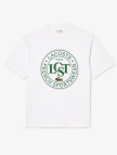 Lacoste Erkek Loose Fit Bisiklet Yaka Baskılı Beyaz T-Shirt Lacoste Erkek Loose Fit Bisiklet Yaka Baskılı Beyaz T-Shirt