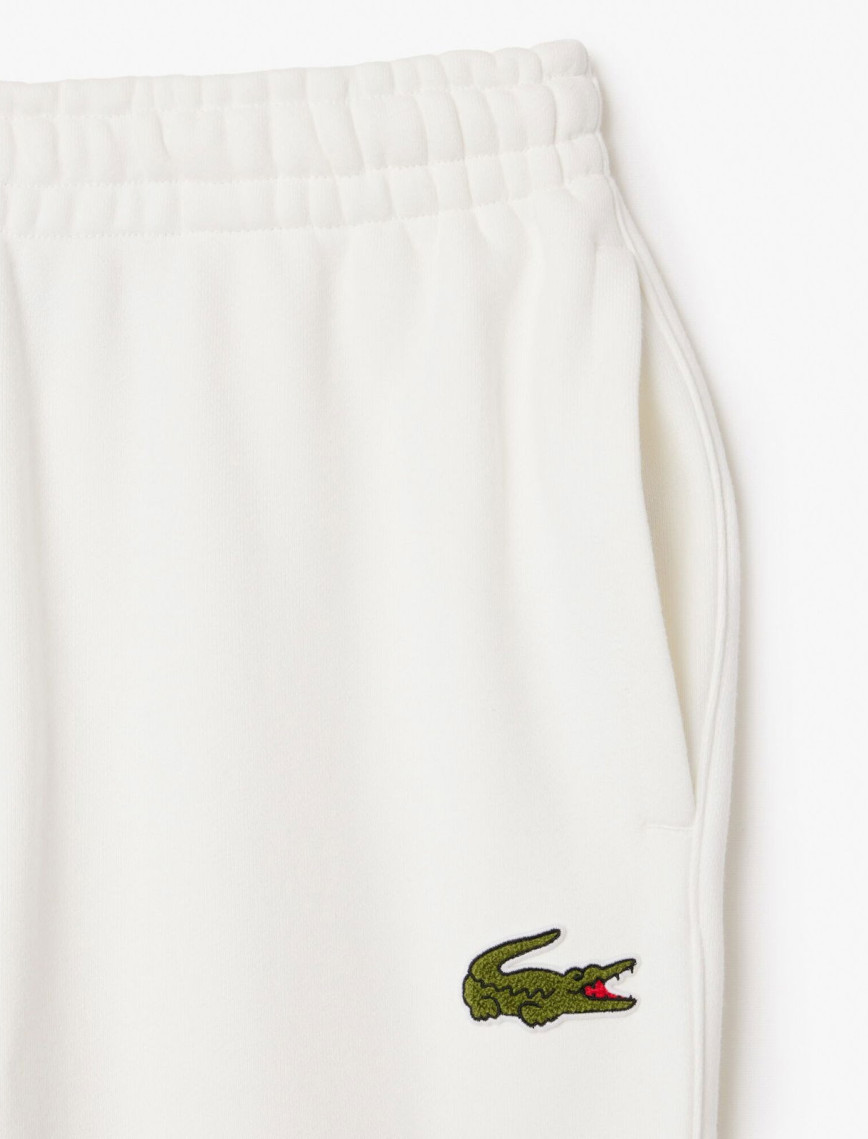 Lacoste Unisex Relaxed Fit Organik Pamuk Beyaz Eşofman Altı Lacoste Unisex Relaxed Fit Organik Pamuk Beyaz Eşofman Altı