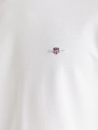 GANT Erkek Beyaz Slim Fit Bisiklet Yaka Uzun Kollu T-Shirt GANT Erkek Beyaz Slim Fit Bisiklet Yaka Uzun Kollu T-Shirt