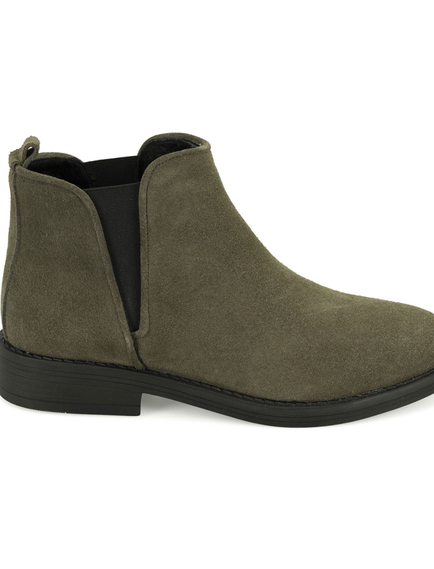 Serage Yeşil Kadın Deri Bot Serage Yeşil Kadın Deri Bot