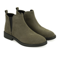 Serage Yeşil Kadın Deri Bot Serage Yeşil Kadın Deri Bot