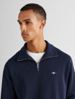 GANT Erkek Lacivert Regular Fit Yarım Fermuarlı Sweatshirt GANT Erkek Lacivert Regular Fit Yarım Fermuarlı Sweatshirt
