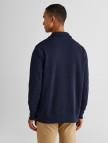 GANT Erkek Lacivert Regular Fit Yarım Fermuarlı Sweatshirt GANT Erkek Lacivert Regular Fit Yarım Fermuarlı Sweatshirt