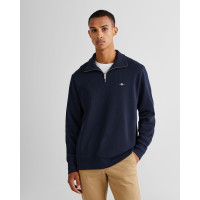 GANT Erkek Lacivert Regular Fit Yarım Fermuarlı Sweatshirt GANT Erkek Lacivert Regular Fit Yarım Fermuarlı Sweatshirt