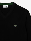 Lacoste Erkek Regular Fit V Yaka Organik Pamuk Siyah Triko Lacoste Erkek Regular Fit V Yaka Organik Pamuk Siyah Triko