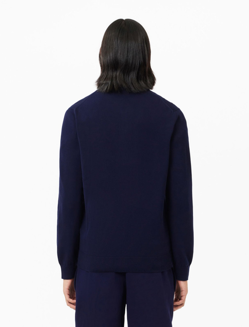 Lacoste Erkek Regular Fit Fermuarlı Organik Pamuk Lacivert Hırka Lacoste Erkek Regular Fit Fermuarlı Organik Pamuk Lacivert Hırka