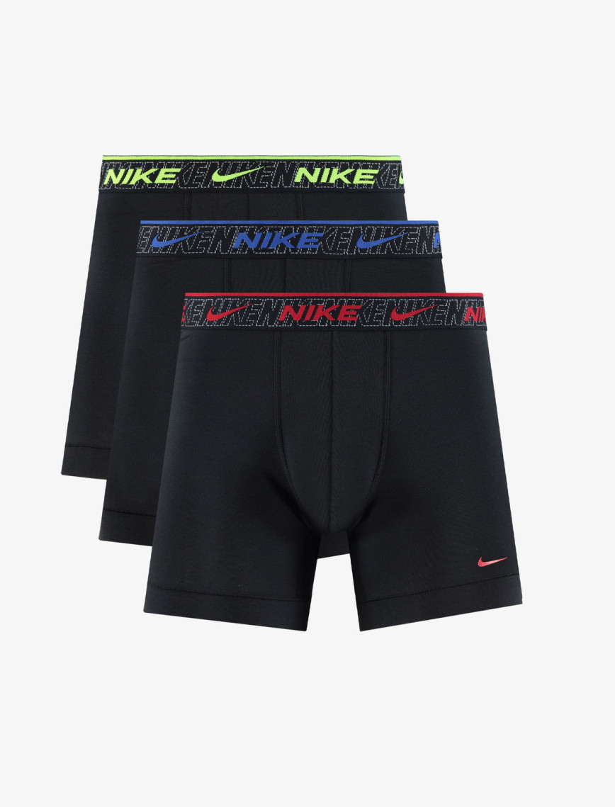 Nike Brief 3' lü Erkek Siyah Boxer Nike Brief 3' lü Erkek Siyah Boxer