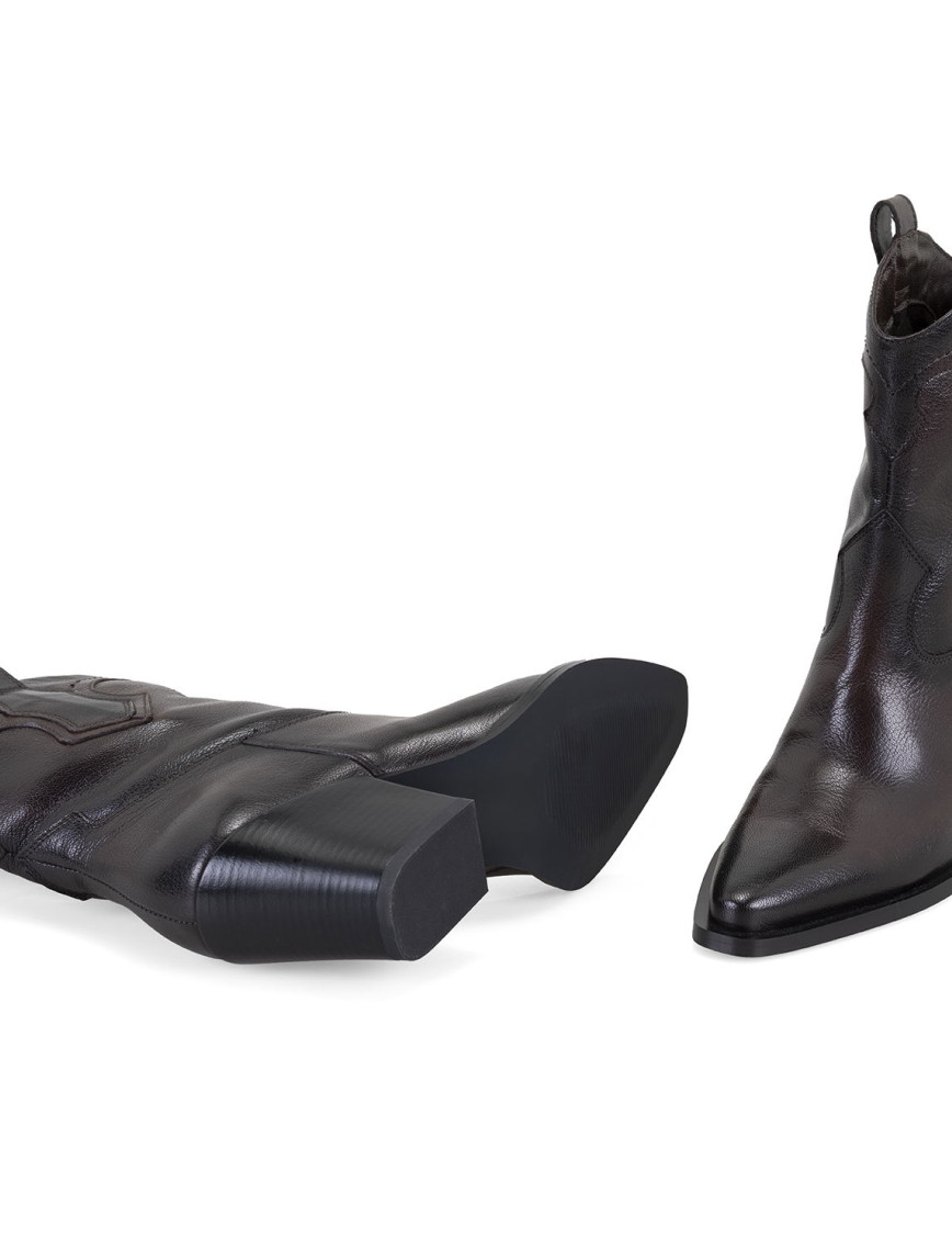 Kadın Kahve Deri Kovboy Bot Kadın Kahve Deri Kovboy Bot