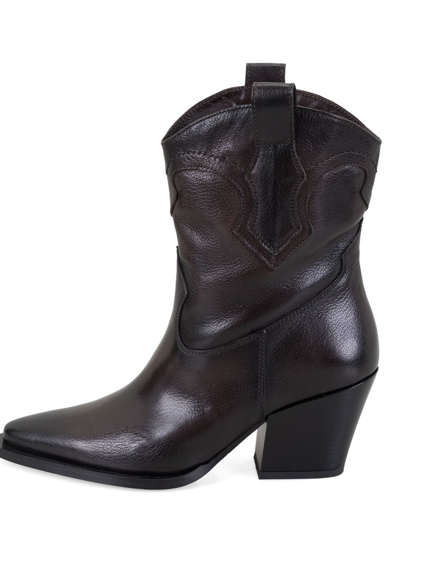 Kadın Kahve Deri Kovboy Bot Kadın Kahve Deri Kovboy Bot