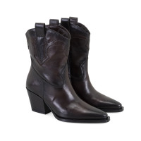 Kadın Kahve Deri Kovboy Bot Kadın Kahve Deri Kovboy Bot