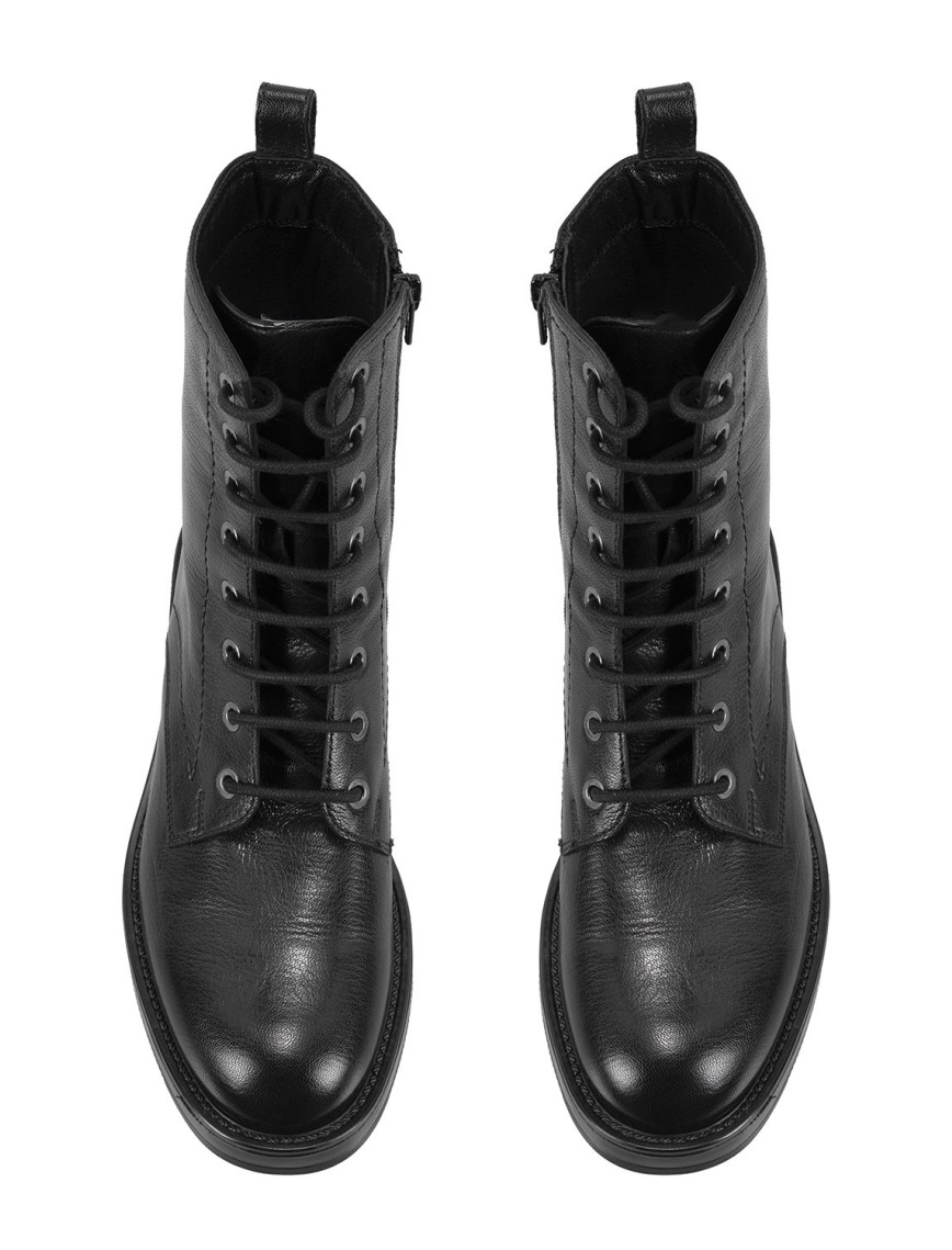 Etira Siyah Kadın Deri Bot Etira Siyah Kadın Deri Bot