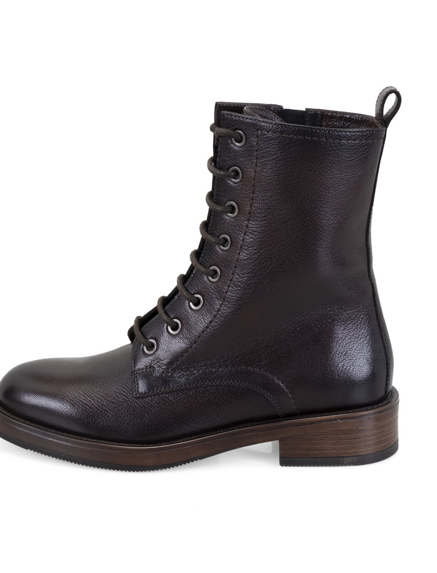 Etira Kahve Kadın Deri Bot Etira Kahve Kadın Deri Bot