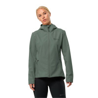 Jack Wolfskin Bornberg Hoody Kadın Yeşil Softshell Jack Wolfskin Bornberg Hoody Kadın Yeşil Softshell