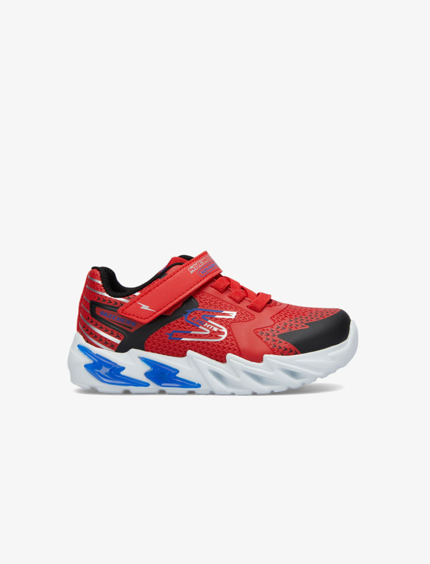 Skechers Flex-Glow Bolt Bebek Kırmızı/Siyah Spor Ayakkabı Skechers Flex-Glow Bolt Bebek Kırmızı/Siyah Spor Ayakkabı