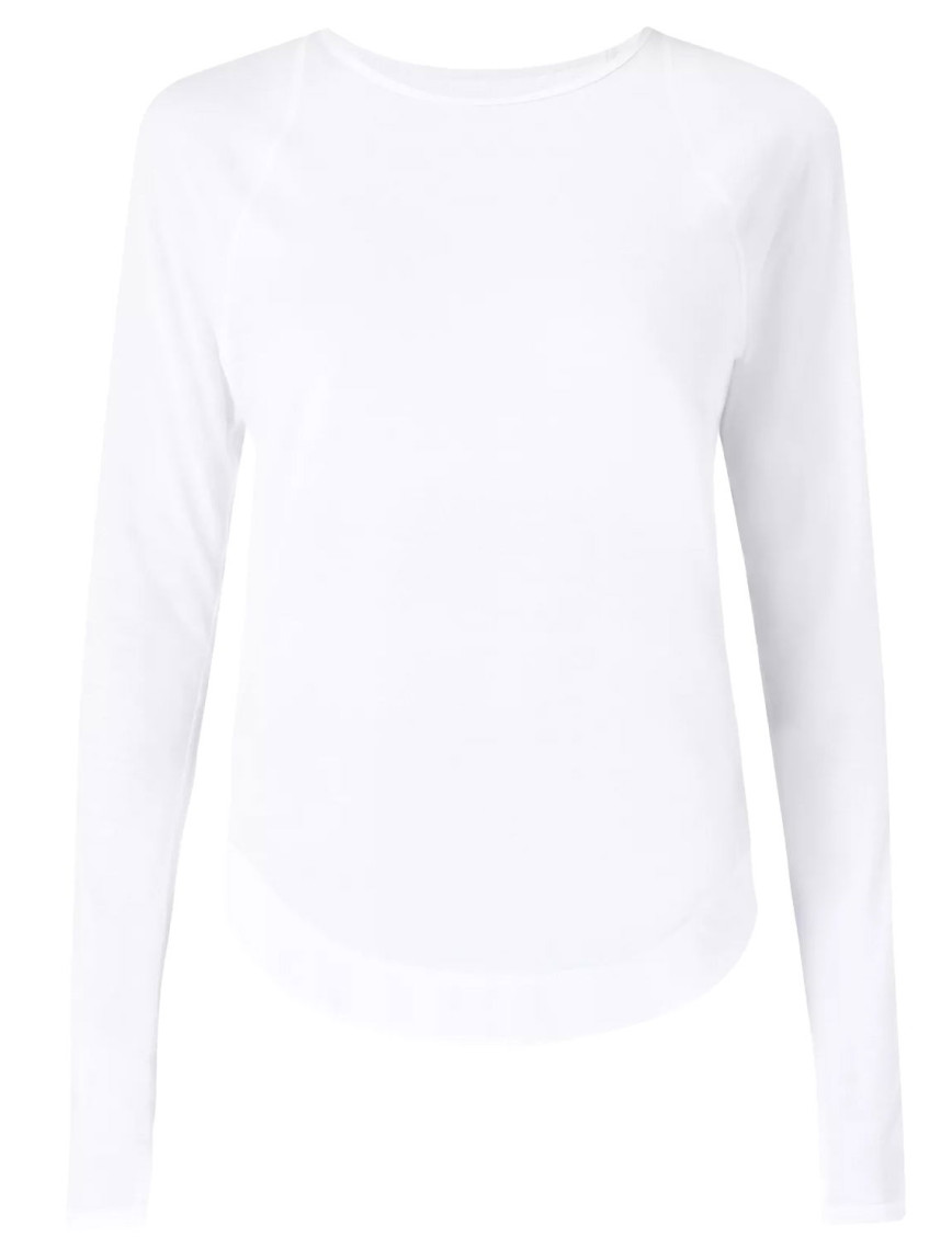 Sweaty Betty Breathe Easy Long Sleeve Top Kadın Beyaz Tişört Sweaty Betty Breathe Easy Long Sleeve Top Kadın Beyaz Tişört