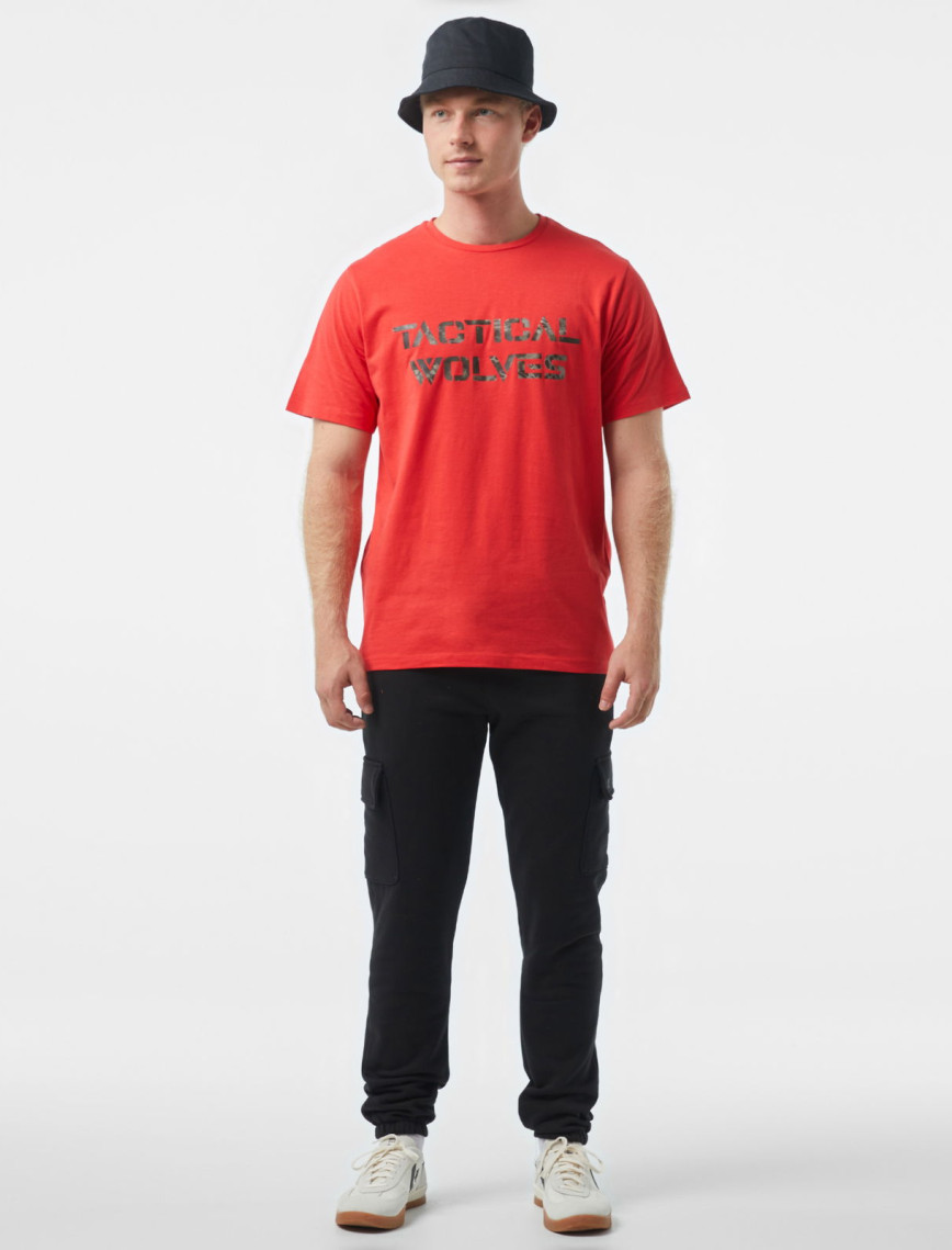 Tactical Wolves Kryptek Kamo Erkek Kırmızı T-Shirt Tactical Wolves Kryptek Kamo Erkek Kırmızı T-Shirt
