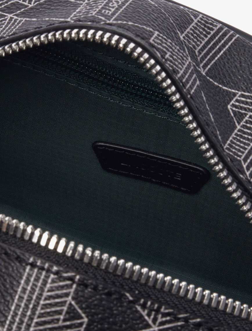 Lacoste Erkek Monogram Siyah Seyahat Çantası Lacoste Erkek Monogram Siyah Seyahat Çantası