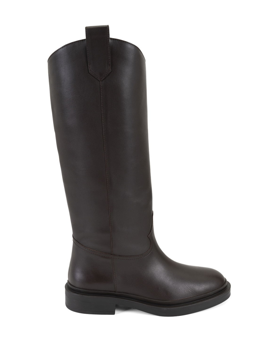 Loar Kahve Kadın Deri Çizme Loar Kahve Kadın Deri Çizme