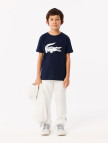 Lacoste Erkek Çocuk Baskılı Lacivert T-Shirt Lacoste Erkek Çocuk Baskılı Lacivert T-Shirt