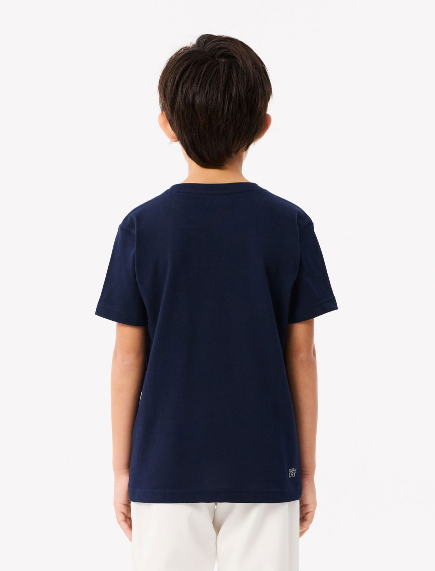 Lacoste Erkek Çocuk Baskılı Lacivert T-Shirt Lacoste Erkek Çocuk Baskılı Lacivert T-Shirt