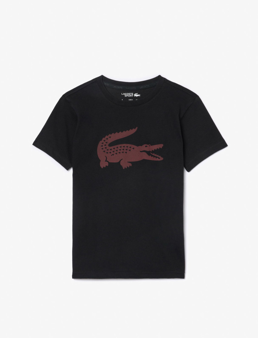 Lacoste Erkek Çocuk Baskılı Siyah T-Shirt Lacoste Erkek Çocuk Baskılı Siyah T-Shirt