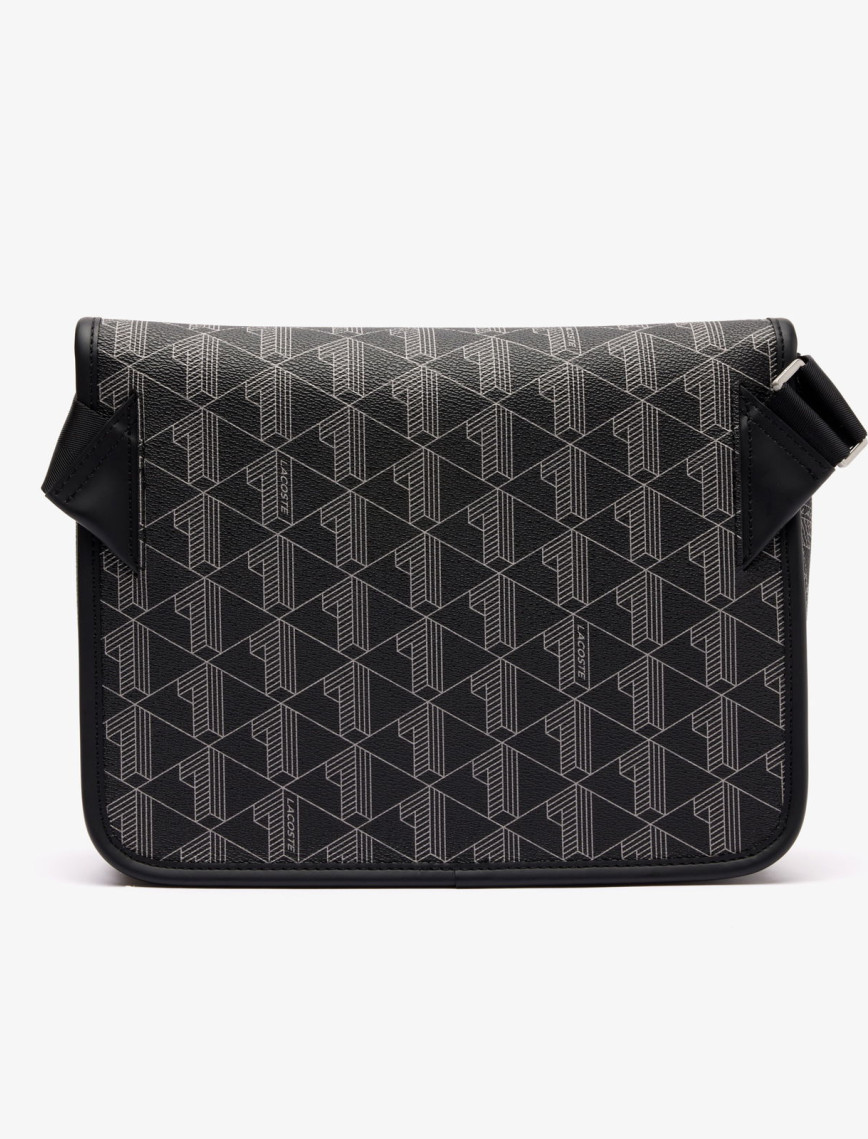Lacoste The Blend Erkek Monogram Siyah Postacı Çantası Lacoste The Blend Erkek Monogram Siyah Postacı Çantası