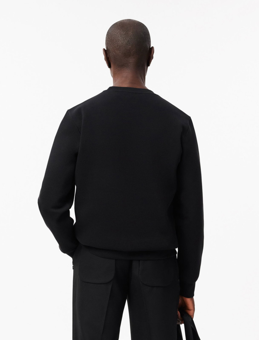 Lacoste Erkek Classic Fit Bisiklet Yaka Siyah Sweatshirt Lacoste Erkek Classic Fit Bisiklet Yaka Siyah Sweatshirt