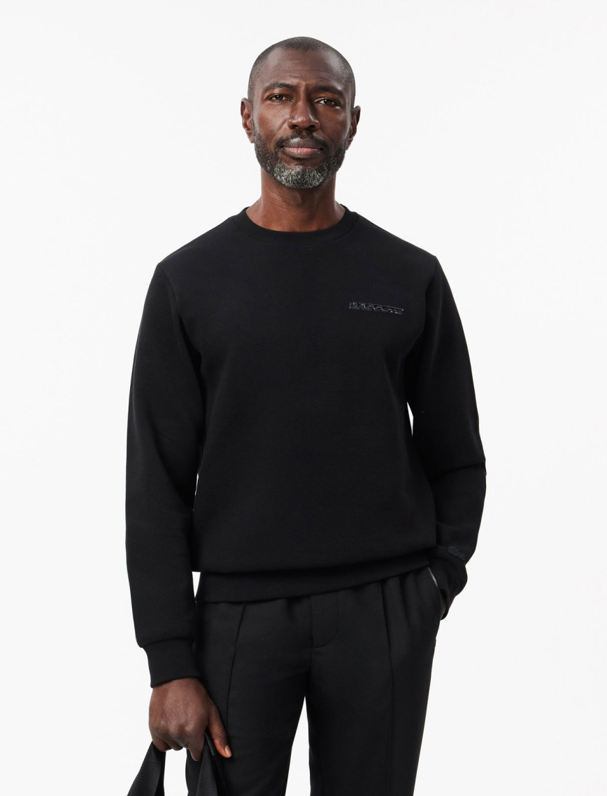Lacoste Erkek Classic Fit Bisiklet Yaka Siyah Sweatshirt Lacoste Erkek Classic Fit Bisiklet Yaka Siyah Sweatshirt