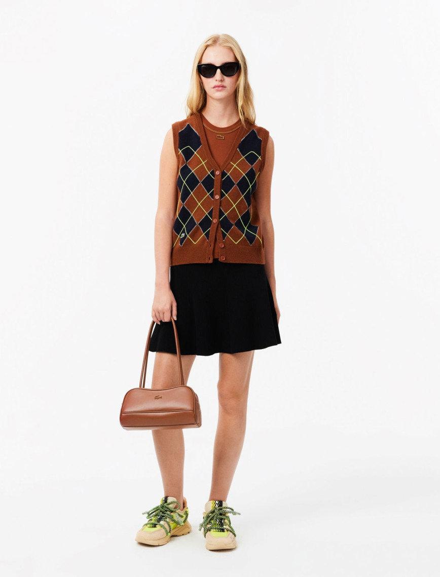 Lacoste Kadın Regular Fit Siyah Etek Lacoste Kadın Regular Fit Siyah Etek