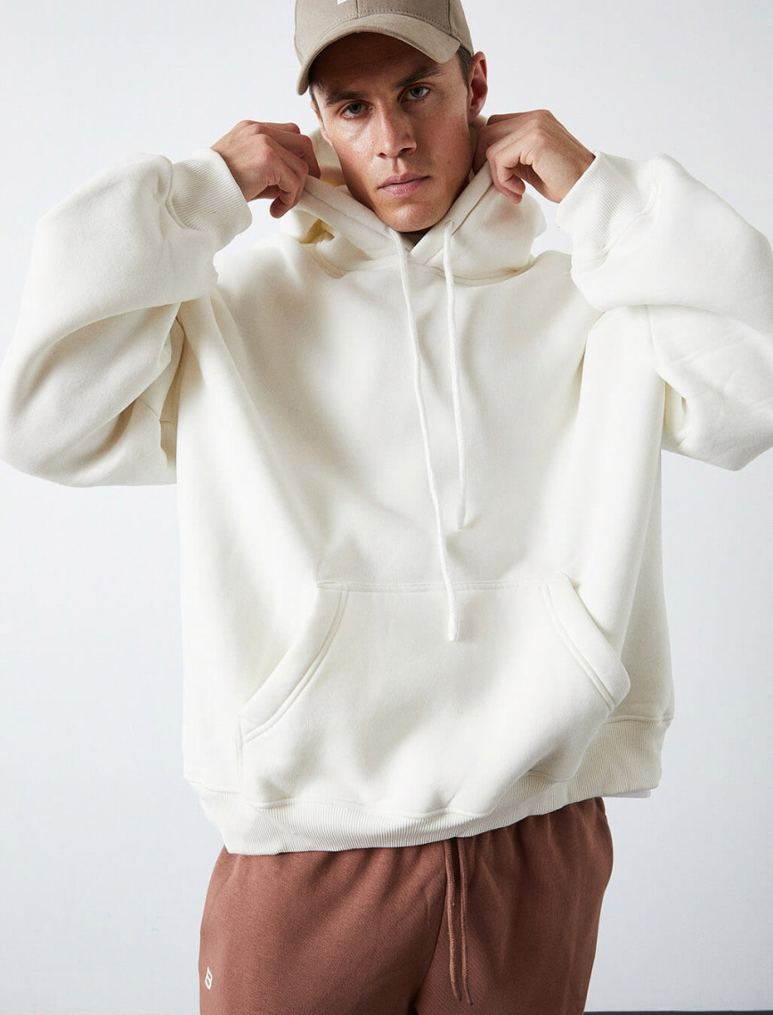 Kapşonlu Oversize Sweatshirt