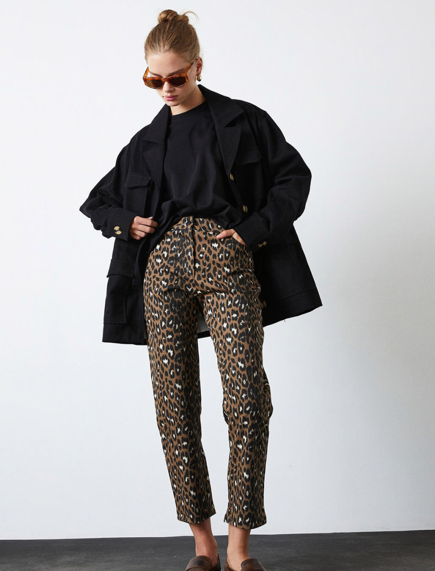 Cep Detaylı Gabardin Ceket Cep Detaylı Gabardin Ceket