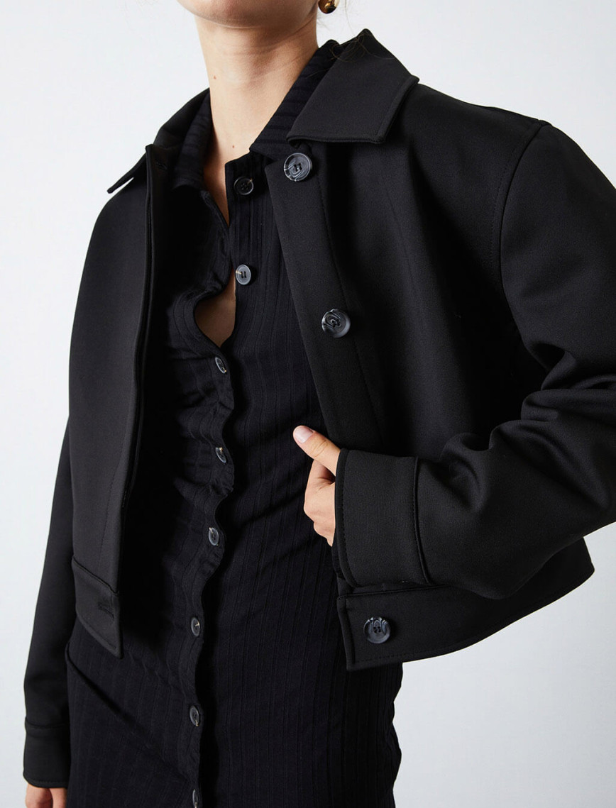 Crop Ceket Crop Ceket