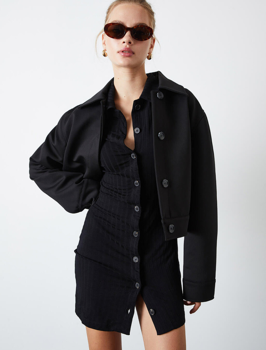 Crop Ceket Crop Ceket