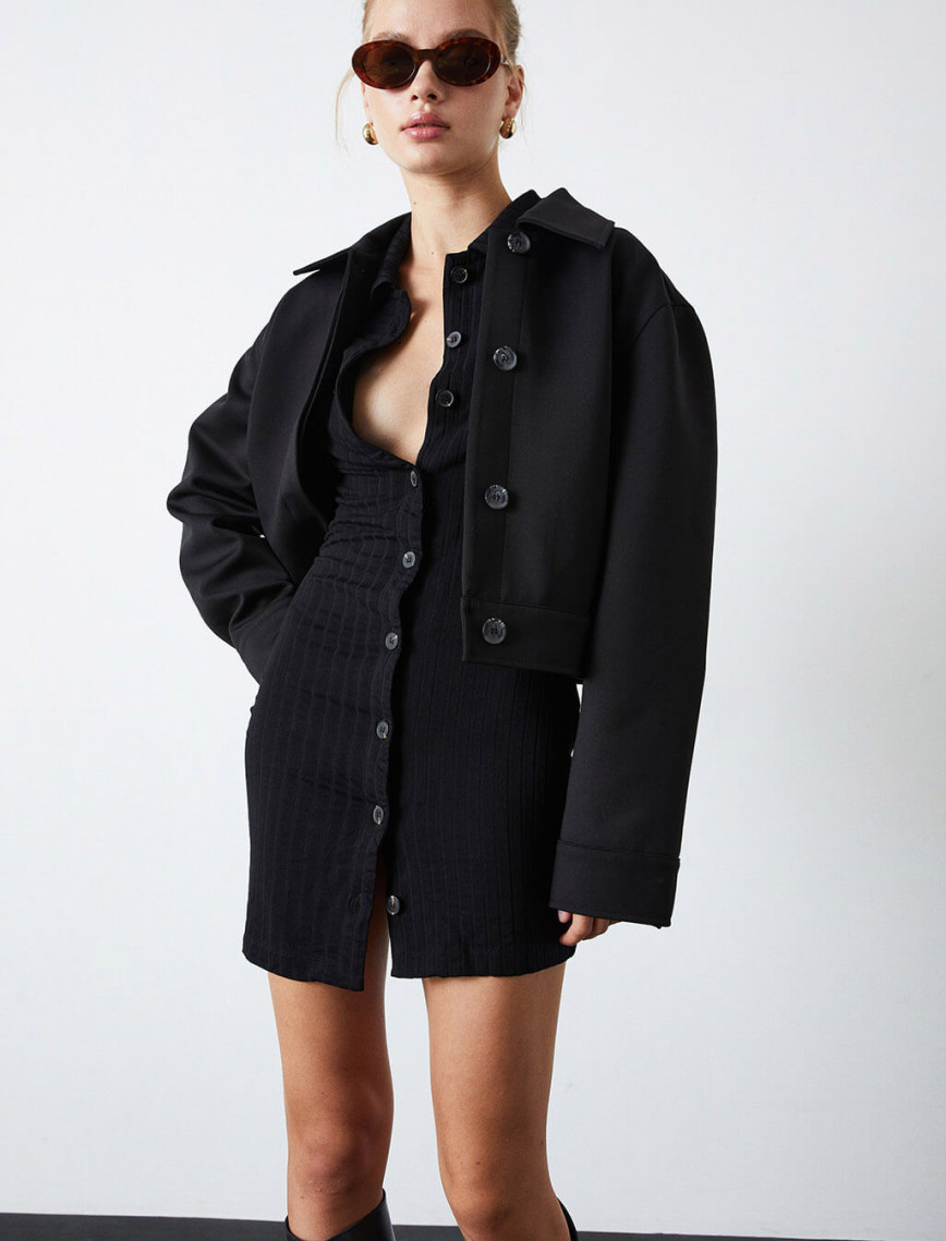 Crop Ceket Crop Ceket