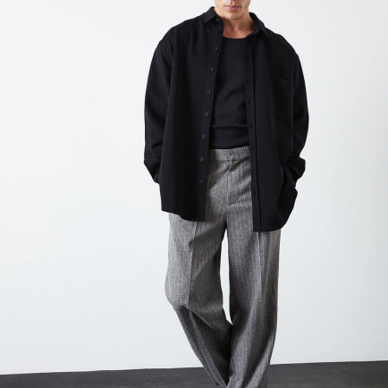 Çizgili Boru Paça Pantolon